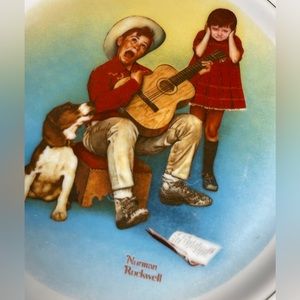 Norman Rockwell Plate Sour Note